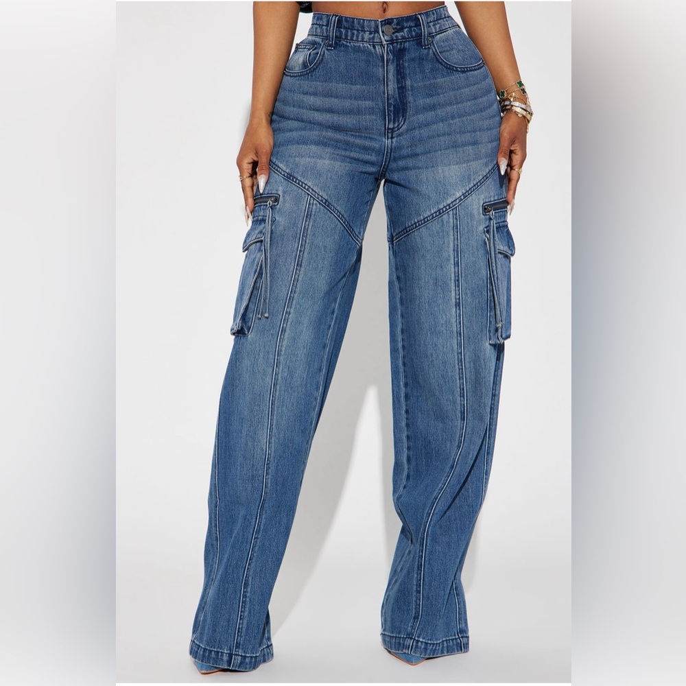 Fashion Nova Cargo Jeans